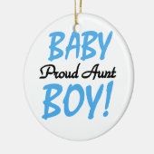 Trotse Tante Baby Boy T-shirts en geschenken Keramisch Ornament (Links)