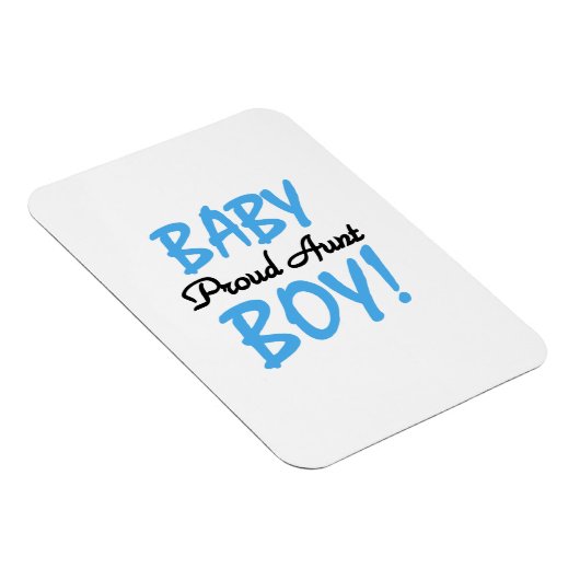 Trotse Tante Baby Boy T-shirts en geschenken Magneet (Rechterzijde)