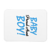 Trotse Tante Baby Boy T-shirts en geschenken Magneet (Horizontaal)