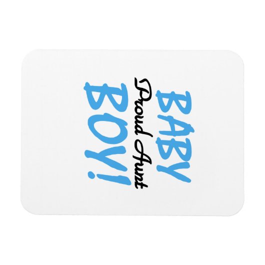Trotse Tante Baby Boy T-shirts en geschenken Magneet (Horizontaal)