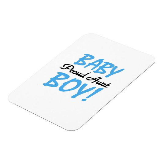 Trotse Tante Baby Boy T-shirts en geschenken Magneet (Linkerzijde)