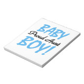 Trotse Tante Baby Boy T-shirts en geschenken Notitieblok (Linkerzijde)