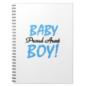 Trotse Tante Baby Boy T-shirts en geschenken Notitieboek (Voorkant)