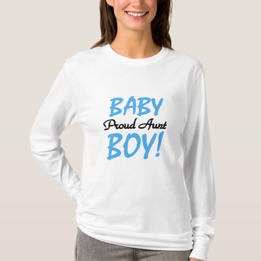 Trotse Tante Baby Jongen Tshirts en Geschenken (Voorkant)