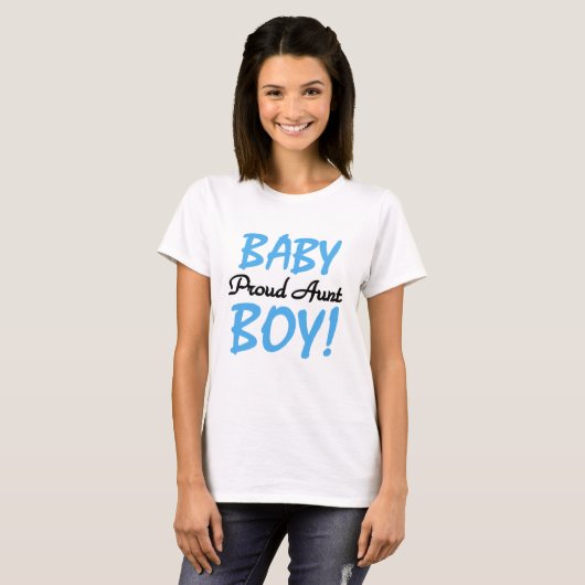 Trotse Tante Baby Jongen Tshirts en Geschenken (Voorkant volledig)
