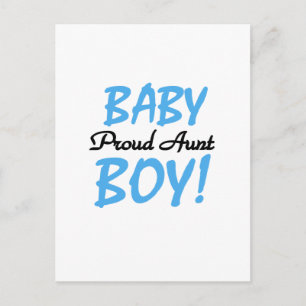 Trotse Tante Baby Jongen Tshirts en Geschenken Briefkaart