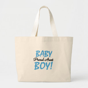 Trotse Tante Baby Jongen Tshirts en Geschenken Grote Tote Bag