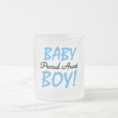 Trotse Tante Baby Jongen Tshirts en Geschenken Matglas Koffiemok (Center)