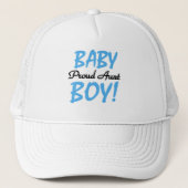 Trotse Tante Baby Jongen Tshirts en Geschenken Trucker Pet (Voorkant)