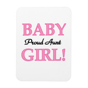 Trotse Tante Baby Meisje T-shirts en geschenken Magneet