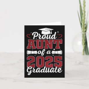 Trotse tante van een 2025 Afstuderen CL van 2025 a Kaart