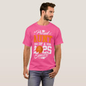 Trotse tante van een 2025 senior basketbal Afstude T-shirt (Voorkant volledig)