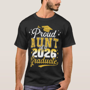 Trotse tante van een afgestudeerde senior van de k t-shirt