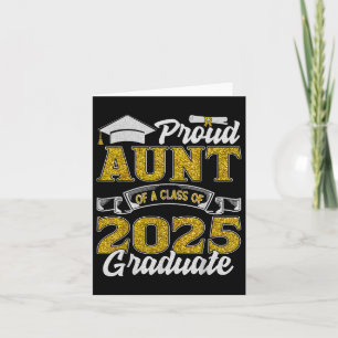 Trotse tante van een CL van 2025 Afstuderen Senior Kaart