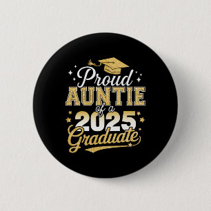Trotse tante van een CL van 2025 Afstuderen Senior Ronde Button 5,7 Cm