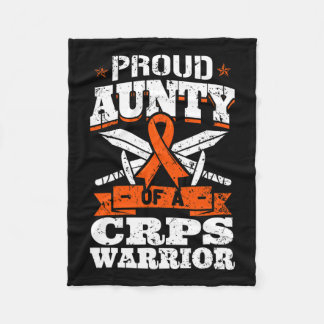 Trotse tante van een CRPS Warrior RSD Awareness Ri Fleece Deken