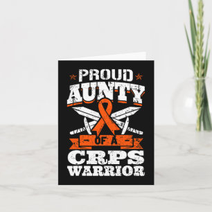 Trotse Tante van een CRPS Warrior RSD Awareness Ri Kaart