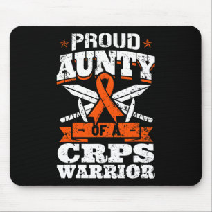 Trotse tante van een CRPS Warrior RSD Awareness Ri Muismat