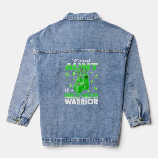 Trotse tante van een gehandicapte kinderen Warrior Denim Jacket