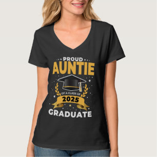 Trotse tante van een klasse van 2025 Afstuderen Se T-shirt