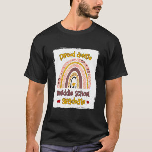 Trotse tante van een middelbare school Afstuderen T-shirt