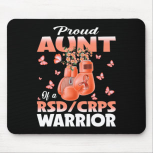 Trotse tante van een RSD CRPS Warrior Awareness Bo Muismat