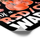 Trotse tante van een RSD CRPS Warrior Awareness Bo Poster (Hoek)