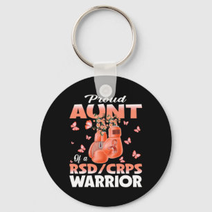 Trotse tante van een RSD CRPS Warrior Awareness Bo Sleutelhanger