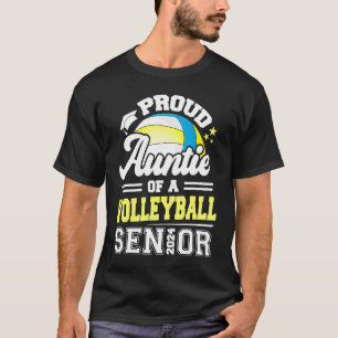 Trotse tante van een volleybal senior 2024 afstude t-shirt