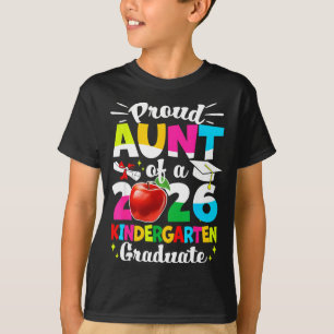 Trotse tante van eindexamenkinderen klas 2026 Trot T-shirt