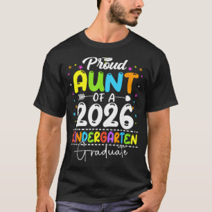 Trotse tante van eindexamenklas kleuters van de kl t-shirt