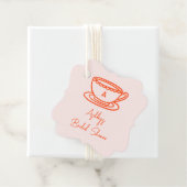 Trotse Teken Bruidsuitnodiging Thee Bedankjes Labels (In situ)