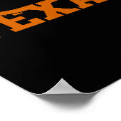 Trotse Texaanse Design Uni Volwassenen Poster (Hoek)