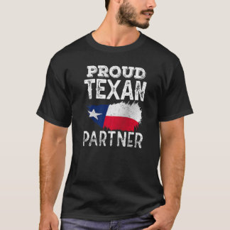 Trotse Texaanse partner Texas Pride Patriottische T-shirt