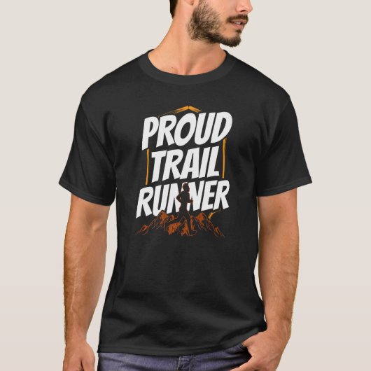Trotse Trail Runner Routes Hardlopen Ren   T-shirt (Voorkant)