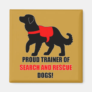 Trotse Trainer: Search and Rescue Golden Retriever Magneet