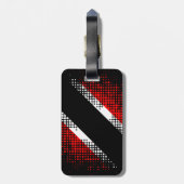 Trotse Trini Beyond De Bone Slang met vlag Bagagelabel (Achterkant verticaal)