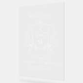 Trotse Trouw Welkom Acryl Bord (Hoek)