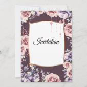 Trotse trouwkaart, rozen, koper kaart (Achterkant)