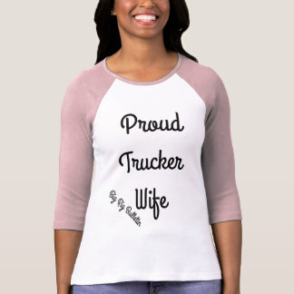 Trotse Trucker vrouw T-shirt voor vrouwen