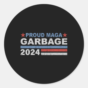 Trotse Trump-aanhanger Ronde Sticker
