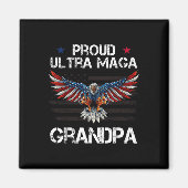 Trotse Ultra opa cadeaus voor opa Eagle USA FL Magneet (Voorkant)