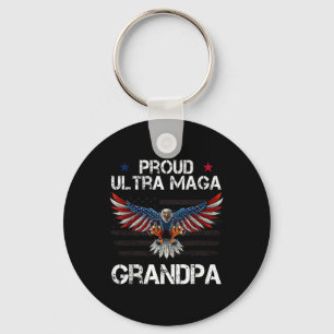 Trotse Ultra opa cadeaus voor opa Eagle USA FL Sleutelhanger
