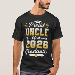 Trotse Uncle Class van 2026 Afstuderen Senior 2026 T-shirt