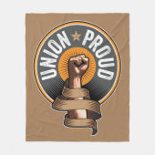 Trotse Unie Fleece Deken (Voorkant)