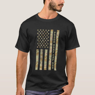 Trotse USAF Pet Dad Militair Gezin Woestijn Camo A T-shirt