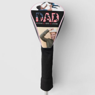 Trotse vader Amerika Amerikaanse Veteran Fathers Golfheadcover