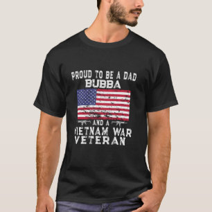 Trotse Vader Bubba Vietnam Veteraan Retro Amerikaa T-shirt