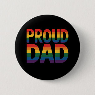Trotse Vader Familie LGBTQ Gay Pride-bondgenoot Re Ronde Button 5,7 Cm