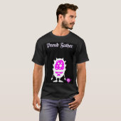 Trotse vader monster t-shirt (Voorkant volledig)
